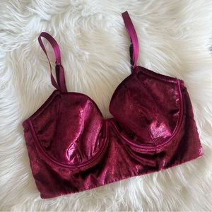 NWT Victoria's Secret Very Sexy Balconet Bra Velvet